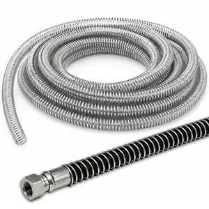 Hydraulic Hose Protector 1/2 Inch - 20 Ft 304 Stainless Steel Spring Hose Sleeve, 13mm ID 15mm OD Spiral Cable Guard for Flexible Hoses, Cables, Hydraulic Lines, Heavy Machinery Hydraulic Hose Protector 1/2 Inch - 20 Ft 304 Stainless Steel Spring Hose Sleeve, 13mm ID 15mm OD Spiral Cable Guard for Flexible Hoses, Cables, Hydraulic Lines, Heavy Machinery
