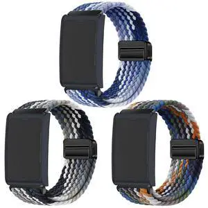 Nylon Sport Band Compatible with Amazfit Helio, Breathable, Adjustable Replacement Band For Man Woman Nylon Sport Band Compatible with Amazfit Helio, Breathable, Adjustable Replacement Band For Man Woman