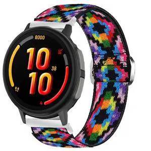 Compatible with Garmin Bounce 2 Band, Stretch Elastics Nylon Adjustable Replacement Strap Accessories Compatible with Garmin Bounce 2, 1 Smart Watch Compatible with Garmin Bounce 2 Band, Stretch Elastics Nylon Adjustable Replacement Strap Accessories Compatible with Garmin Bounce 2, 1 Smart Watch