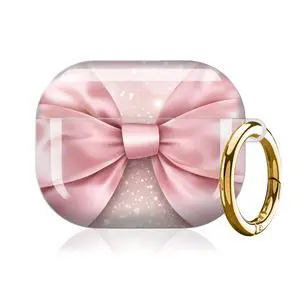 Case for AirPod Pro 3 Case 2025, Slim Shockproof Protective Cover with Keychain Ring, Wireless Charging Compatible, Stylish Durable Design for Women(Pink Satin Bows) Case for AirPod Pro 3 Case 2025, Slim Shockproof Protective Cover with Keychain Ring, Wireless Charging Compatible, Stylish Durable Design for Women(Pink Satin Bows)