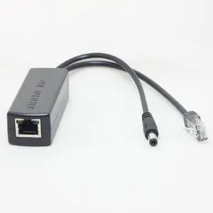 5V 2.4A Active PoE Splitter with 5.5x2.5mm DC Plug | Power Over Ethernet IEEE802.3af for Hue Bridge and 5V Smart Devices 5V 2.4A Active PoE Splitter with 5.5x2.5mm DC Plug | Power Over Ethernet IEEE802.3af for Hue Bridge and 5V Smart Devices