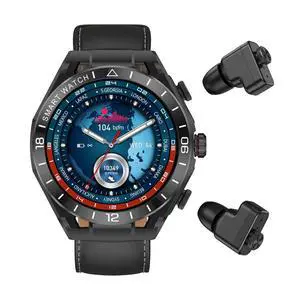 2 in 1 Smart Watch with Earbuds, 1.52" IPS Colorful Full Touch Screen Bluetooth Smartwatch for Men Women, Long Time Standby Men Women Sports Smart Watch Fitness Tracker (Black) 2 in 1 Smart Watch with Earbuds, 1.52" IPS Colorful Full Touch Screen Bluetooth Smartwatch for Men Women, Long Time Standby Men Women Sports Smart Watch Fitness Tracker (Black)