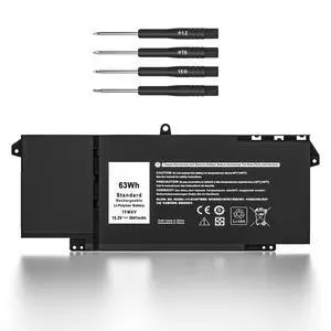 7FMXV 63Wh Battery for Dell Latitude 5320 7320 7420 7520 TN2GY 9JM74M1JN | Replacement for P133G P134G P135G P136G P138G P139G P110F 1PP63 Laptop15.2V 3941mAh 7FMXV 63Wh Battery for Dell Latitude 5320 7320 7420 7520 TN2GY 9JM74M1JN | Replacement for P133G P134G P135G P136G P138G P139G P110F 1PP63 Laptop15.2V 3941mAh