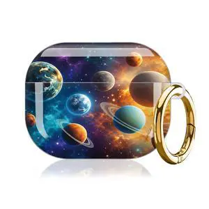Case for AirPod Pro 3 Case 2025, Slim Shockproof Protective Cover with Keychain Ring, Wireless Charging Compatible, Stylish Durable Design for Women(Planets Stars Galaxy Space) Case for AirPod Pro 3 Case 2025, Slim Shockproof Protective Cover with Keychain Ring, Wireless Charging Compatible, Stylish Durable Design for Women(Planets Stars Galaxy Space)