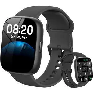 Smart Watch with Alexa & Bluetooth Calling-1.83" HD Touchscreen Fitness Watch, Fitness Tracker w/Heart Rate/Sleep Monitor, 30-Day Standby, 120+ Sports Modes, IP68 Waterproof Smartwatch for Android iOS Smart Watch with Alexa & Bluetooth Calling-1.83" HD Touchscreen Fitness Watch, Fitness Tracker w/Heart Rate/Sleep Monitor, 30-Day Standby, 120+ Sports Modes, IP68 Waterproof Smartwatch for Android iOS