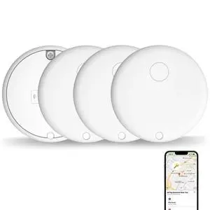 Air Tracker Tags Mini with Apple Find My APP (iOS Only), Tracking Device Locator Looshall Tag Finder and Item Locator for Luggage, Keys, Wallet, Bike, Pets, Bags (White4pack) Air Tracker Tags Mini with Apple Find My APP (iOS Only), Tracking Device Locator Looshall Tag Finder and Item Locator for Luggage, Keys, Wallet, Bike, Pets, Bags (White4pack)