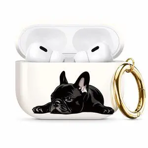 Compatible with Airpod Pro 3rd Gen Case 2025,Anti-Drop Cover with Keychain,Artistic Multi-Pattern Protective Shell for Daily Commute,Workout&Gifting(French Bulldog Lying Down Art) Compatible with Airpod Pro 3rd Gen Case 2025,Anti-Drop Cover with Keychain,Artistic Multi-Pattern Protective Shell for Daily Commute,Workout&Gifting(French Bulldog Lying Down Art)