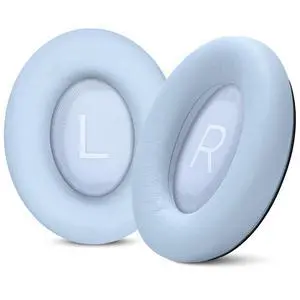 Replacement Ear Pads for Bose QuietComfort 45 35 ii (QC45 QC35) Headphones, Earpads Cushions for QC SE SC & New Quiet Comfort (Deep Bass), with Softer Foam & Protein Leather (Moonstone Blue) Replacement Ear Pads for Bose QuietComfort 45 35 ii (QC45 QC35) Headphones, Earpads Cushions for QC SE SC & New Quiet Comfort (Deep Bass), with Softer Foam & Protein Leather (Moonstone Blue)