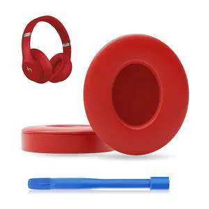 Replacement Ear Pads for Beats Studio3, Studio 2, Red | Ear Covers Earpads Cushions Compatible with Beats Studio3/2 Headphone Replacement Ear Pads for Beats Studio3, Studio 2, Red | Ear Covers Earpads Cushions Compatible with Beats Studio3/2 Headphone