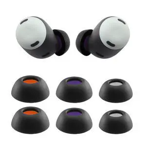 Replacement Foam Ear Tips for Google Pixel Buds Pro Earbuds | Not for Pixel Buds/Pixel Buds A-Series, Ultimate Comfort, 3 Pairs (S/M/L) (Black) Replacement Foam Ear Tips for Google Pixel Buds Pro Earbuds | Not for Pixel Buds/Pixel Buds A-Series, Ultimate Comfort, 3 Pairs (S/M/L) (Black)