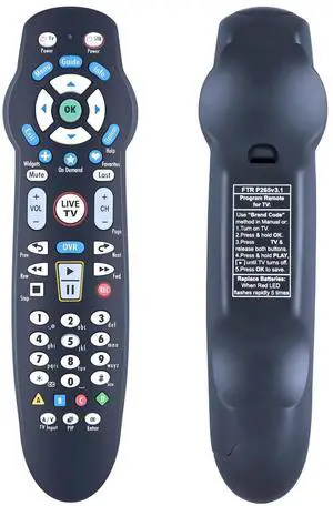 Replacement Remote Control FTR P265v3.1 Compatible with Frontier Verizon FiOS TV DVR Replacement Remote Control FTR P265v3.1 Compatible with Frontier Verizon FiOS TV DVR
