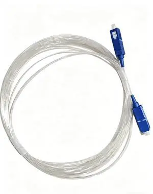 SC-SC UPC Single Mode Invisible Flat Fiber Optic Cable 20M, Insertion Loss 0.3dB, Return Loss 50dB Ultra Thin Wall Hidden FTTH Internet Cord with 20Pcs Clear No-Drill Adhesive Cable Clips SC-SC UPC Single Mode Invisible Flat Fiber Optic Cable 20M, Insertion Loss 0.3dB, Return Loss 50dB Ultra Thin Wall Hidden FTTH Internet Cord with 20Pcs Clear No-Drill Adhesive Cable Clips