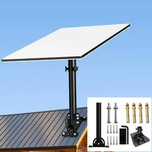 Star-Link Stangard Gen3/4/4X Roof Mount, Aluminum Adapter | Adjustable Tilt Angle, Compatible with Stangard Gen3/4/4X Dish Star-Link Stangard Gen3/4/4X Roof Mount, Aluminum Adapter | Adjustable Tilt Angle, Compatible with Stangard Gen3/4/4X Dish