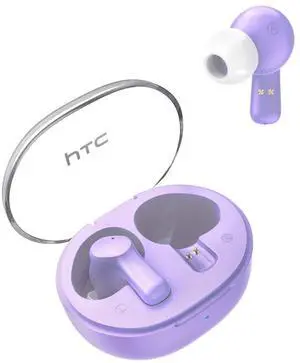 True Wireless Earbuds 1 Bluetooth 5.3 Earphones, in-Ear Headphone ENC Noise Cancellation with Transparent Charging Case, 32-Hour Playtime/Built-in Mic/Touch Control -Crystal Purple True Wireless Earbuds 1 Bluetooth 5.3 Earphones, in-Ear Headphone ENC Noise Cancellation with Transparent Charging Case, 32-Hour Playtime/Built-in Mic/Touch Control -Crystal Purple