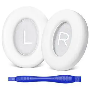 Replacement Ear Pads for Bose NC700 / 700 Noise Cancelling Headphones, Protein Leather Earpad Covers/Cushion Kit with Plush Memory Foam, Enhanced Comfort, Extra Durability (White) Replacement Ear Pads for Bose NC700 / 700 Noise Cancelling Headphones, Protein Leather Earpad Covers/Cushion Kit with Plush Memory Foam, Enhanced Comfort, Extra Durability (White)