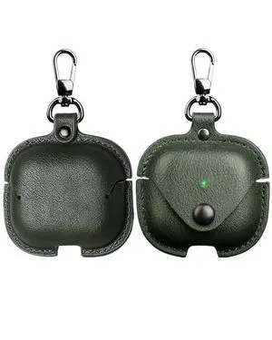 Leather Case for AirPods Pro3, for AirPod Pro 3th Generation Case Cover Retro Leather with Keychain Compatible with Apple AirPod Pro 3 Gen Charging Case 2025 (Green) Leather Case for AirPods Pro3, for AirPod Pro 3th Generation Case Cover Retro Leather with Keychain Compatible with Apple AirPod Pro 3 Gen Charging Case 2025 (Green)