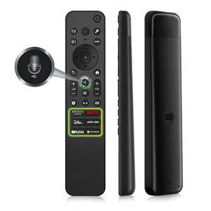 Voice Remote for Sony-TV-Remote, Replacement for All Sony Remote Control for Bravia Smart TV with Voice Function, for Bravia 4K 8K UHD LCD HD LED OLED Series TVs with 6 Shortcut Buttons Voice Remote for Sony-TV-Remote, Replacement for All Sony Remote Control for Bravia Smart TV with Voice Function, for Bravia 4K 8K UHD LCD HD LED OLED Series TVs with 6 Shortcut Buttons