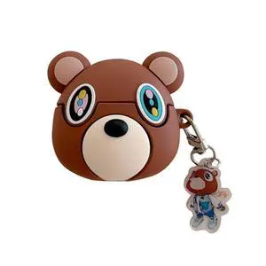 Earbuds Case for AirPods pro 3 for Girls Boys Kids,Cute Cartoon Popular Bear Design Silicone Headphone Cover with Hook for Airpods pro 3rd Generation (2025) Earbuds Case for AirPods pro 3 for Girls Boys Kids,Cute Cartoon Popular Bear Design Silicone Headphone Cover with Hook for Airpods pro 3rd Generation (2025)