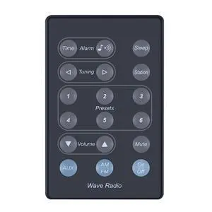 Replacement Remote Control fit for Bose Wave Radio AWR1-1W AWR1-2W AWR113 AWR131 Replacement Remote Control fit for Bose Wave Radio AWR1-1W AWR1-2W AWR113 AWR131