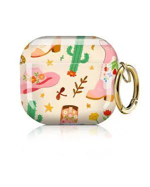 Case Cover for AirPods 4th Generation (2024), Hard Shell Protective Case with Keychain, Aesthetic Design Shockproof Armor for AirPod 4, Support Wireless Charging, Women, Cowboy Boots Horse Case Cover for AirPods 4th Generation (2024), Hard Shell Protective Case with Keychain, Aesthetic Design Shockproof Armor for AirPod 4, Support Wireless Charging, Women, Cowboy Boots Horse
