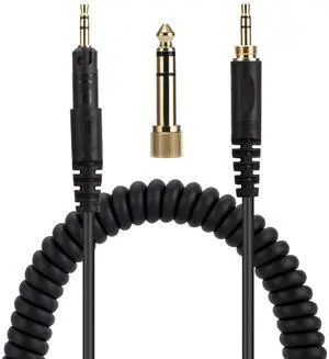 HD518 HD558 HD598 HD599 HD579 Replacement Audio Cable, Compatible with Sennheiser Headphones, 3.5mm (6.35mm) to 2.5mm Male Stereo Jack Cord, Coiled Cable, 4.6 Ft (1.4 Meters), Black HD518 HD558 HD598 HD599 HD579 Replacement Audio Cable, Compatible with Sennheiser Headphones, 3.5mm (6.35mm) to 2.5mm Male Stereo Jack Cord, Coiled Cable, 4.6 Ft (1.4 Meters), Black