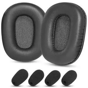 Replacement Earpads for LEVN Bluetooth Headset LE-HS012 Cushions | with Soft Memory Foam Accessories-Black Replacement Earpads for LEVN Bluetooth Headset LE-HS012 Cushions | with Soft Memory Foam Accessories-Black