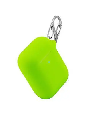 Soft Silicone AirPods Case 2 &1 - Neon Green | Shockproof, 360° Protective Apple Airpods Case Cover with Keychain | Wireless Charging Compatible with Front LED Visible Soft Silicone AirPods Case 2 &1 - Neon Green | Shockproof, 360° Protective Apple Airpods Case Cover with Keychain | Wireless Charging Compatible with Front LED Visible