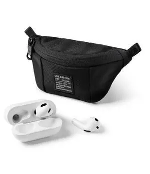 Mini Pouch Sling Bag, Small Bag for Universal Wireless Ear Buds, Durable Waterproof Keychain Backpack Accessories for AirPods Pro 3 & 2 & 1, AirPods 4 & 3 & 2 & 1 Case - Black Mini Pouch Sling Bag, Small Bag for Universal Wireless Ear Buds, Durable Waterproof Keychain Backpack Accessories for AirPods Pro 3 & 2 & 1, AirPods 4 & 3 & 2 & 1 Case - Black