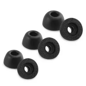 Replacement Foam Ear Tips for Bowers & Wilkins Pi8 / Pi7 Earbuds | Compatible with Bowers & Wilkins Pi7 S2 / Pi6 / Pi5 / Pi5 S2 Earbuds, Ultimate Comfort, 3 Pairs (S/M/L, Black) Replacement Foam Ear Tips for Bowers & Wilkins Pi8 / Pi7 Earbuds | Compatible with Bowers & Wilkins Pi7 S2 / Pi6 / Pi5 / Pi5 S2 Earbuds, Ultimate Comfort, 3 Pairs (S/M/L, Black)
