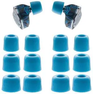 6 Pairs Foam IEM Eartips for KZ ZS10 Pro X ZSN, Earbuds Tips, Blue | Replacement Ear Tips, Ultimate Comfort, Secure Fit, Small/ Medium/ Large 6 Pairs Foam IEM Eartips for KZ ZS10 Pro X ZSN, Earbuds Tips, Blue | Replacement Ear Tips, Ultimate Comfort, Secure Fit, Small/ Medium/ Large