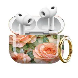 Compatible with Airpod Pro 3rd Gen Case 2025,Anti-Drop Cover with Keychain,Artistic Multi-Pattern Protective Shell for Daily Commute,Workout&Gifting(Stained Glass Dragonfly Floral) Compatible with Airpod Pro 3rd Gen Case 2025,Anti-Drop Cover with Keychain,Artistic Multi-Pattern Protective Shell for Daily Commute,Workout&Gifting(Stained Glass Dragonfly Floral)