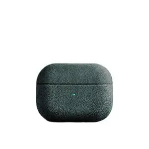 Suede Microfiber Leather Headphone Case Full Wrap Handmade Cover for AirPods (Dark Green, Airpod Pro 2nd Generation) Suede Microfiber Leather Headphone Case Full Wrap Handmade Cover for AirPods (Dark Green, Airpod Pro 2nd Generation)
