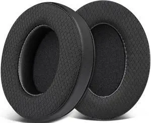 Earpads Replacement for Corsair HS35 V1/V2 Stereo Gaming Headsets, Ear Pads Cushions with Noise Isolation Foam, Added Thickness - HS35 MF Black Earpads Replacement for Corsair HS35 V1/V2 Stereo Gaming Headsets, Ear Pads Cushions with Noise Isolation Foam, Added Thickness - HS35 MF Black