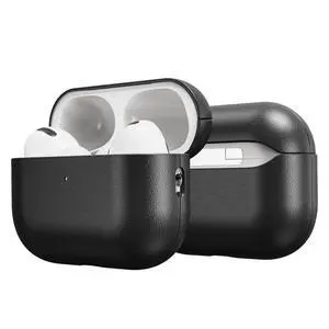 Leather Design for AirPods Pro 3 Case, Compatible with AirPods Pro 3rd Generation (2025), Handmade, Fully-Wrapped with Top Grain Leather, Supports Wireless Charging, Black Leather Design for AirPods Pro 3 Case, Compatible with AirPods Pro 3rd Generation (2025), Handmade, Fully-Wrapped with Top Grain Leather, Supports Wireless Charging, Black