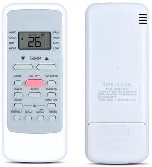 RG51B/E Remote Replacement for Midea RG51B(1)/EU1 RG51B(2) Air Conditioner | Compatible With OLMO TTW Through the Wall Unit, LED Screen, Stable Signal, Fast Response RG51B/E Remote Replacement for Midea RG51B(1)/EU1 RG51B(2) Air Conditioner | Compatible With OLMO TTW Through the Wall Unit, LED Screen, Stable Signal, Fast Response