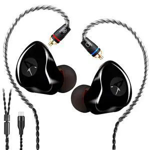 Dynamic Banlance in-Ear Earphone 2DD HiFi Headset in Ear Monitors Headphones Wired Earbuds IEM Earphones Gaming EarbudsBlack Type-C Without mic Dynamic Banlance in-Ear Earphone 2DD HiFi Headset in Ear Monitors Headphones Wired Earbuds IEM Earphones Gaming EarbudsBlack Type-C Without mic