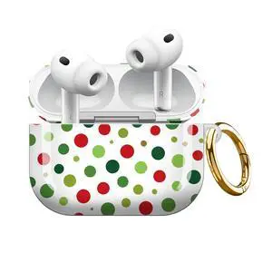 Compatible with AirPod Pro 3 Case,Shockproof Protective Cover with Keychain, Wireless Charging Case Perfect for Women, Trendy Design for AirPod Pro 3rd Generation(Red Green Polka Dot) Compatible with AirPod Pro 3 Case,Shockproof Protective Cover with Keychain, Wireless Charging Case Perfect for Women, Trendy Design for AirPod Pro 3rd Generation(Red Green Polka Dot)