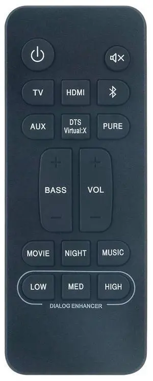 Replacement Remote Control for Denon Home Theater Soundbar RC-1236 RC-1242 RC-1251 RC-1245 DHT-S216H DHT-S216 DHT-S517 DHT-S218 DHT-C210 DHT-S316 Replacement Remote Control for Denon Home Theater Soundbar RC-1236 RC-1242 RC-1251 RC-1245 DHT-S216H DHT-S216 DHT-S517 DHT-S218 DHT-C210 DHT-S316