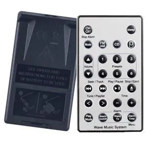 New Replacement for Bose Wave Radio Remote, fit for Bose Sound Touch Wave Music Radio System-Generation 1,2,3,4th (Without Battery) New Replacement for Bose Wave Radio Remote, fit for Bose Sound Touch Wave Music Radio System-Generation 1,2,3,4th (Without Battery)