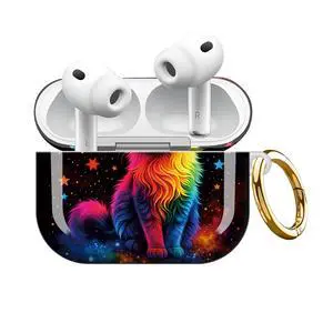 Compatible with AirPod Pro 3 Case,Shockproof Protective Cover with Keychain, Wireless Charging Case Perfect for Women, Trendy Design for AirPod Pro 3rd Generation(Rainbow Cat) Compatible with AirPod Pro 3 Case,Shockproof Protective Cover with Keychain, Wireless Charging Case Perfect for Women, Trendy Design for AirPod Pro 3rd Generation(Rainbow Cat)