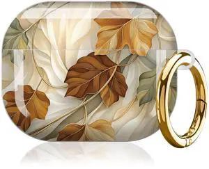 Case for AirPod Pro 3 Case 2025, Slim Shockproof Protective Cover with Keychain Ring, Wireless Charging Compatible, Stylish Durable Design for Women(Autumn Leaves) Case for AirPod Pro 3 Case 2025, Slim Shockproof Protective Cover with Keychain Ring, Wireless Charging Compatible, Stylish Durable Design for Women(Autumn Leaves)