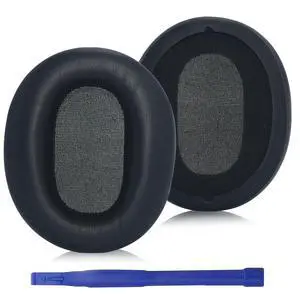 Replacement Ear Pads for Sony WH-CH720N, WH-CH710N - Black | for Sony Headphones Replacement Ear Pads with Protein Leather & High-Density Memory Foam Replacement Ear Pads for Sony WH-CH720N, WH-CH710N - Black | for Sony Headphones Replacement Ear Pads with Protein Leather & High-Density Memory Foam