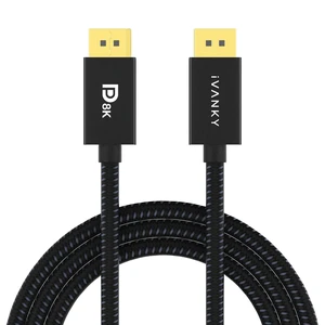 VESA Certified 8K DisplayPort Cable 10ft,32.4Gbps DP to DP Cable 1.4 Display Port Cord, 8K@60Hz, 4K@240Hz, 2K@240Hz, Supports HBR3, HDCP 2.2, HDR, Compatible with Gaming Monitor, TV, PC, Laptop VESA Certified 8K DisplayPort Cable 10ft,32.4Gbps DP to DP Cable 1.4 Display Port Cord, 8K@60Hz, 4K@240Hz, 2K@240Hz, Supports HBR3, HDCP 2.2, HDR, Compatible with Gaming Monitor, TV, PC, Laptop