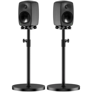 Height Adjustable Speaker Stands Pair for Genelec G Three 8030C 8330A Speaker Stand Wr Cable Management - Heavy Duty Floor Speaker Stand for Genelec Studio Monitor Stands Up to 30 Lbs Height Adjustable Speaker Stands Pair for Genelec G Three 8030C 8330A Speaker Stand Wr Cable Management - Heavy Duty Floor Speaker Stand for Genelec Studio Monitor Stands Up to 30 Lbs
