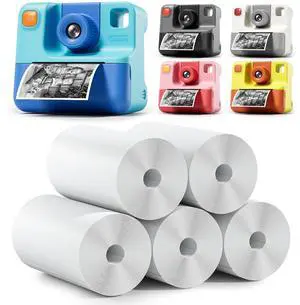 5 Rolls Kids Instant Camera Refill - HD Thermal Print Paper Set for Portable Cameras 5 Rolls Kids Instant Camera Refill - HD Thermal Print Paper Set for Portable Cameras