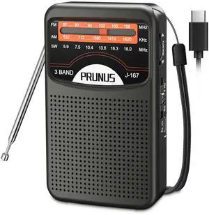 J-167 Portable Radio AM FM with USB Charging, Earphone Jack | Excellent Reception, Handheld Radios, Knob Easy to Use, Tansistor Radio J-167 Portable Radio AM FM with USB Charging, Earphone Jack | Excellent Reception, Handheld Radios, Knob Easy to Use, Tansistor Radio