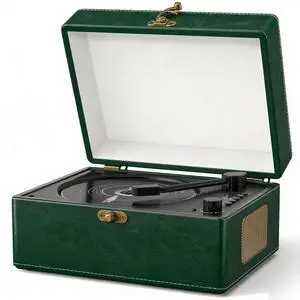 Retro CD Player with Bluetooth in/Out Portable CD Player with Built-in Rechargeable Battery,Auto Power Off,USB,AUX,Headphone Jack,Vintage Music Player for Women/Men-Green Retro CD Player with Bluetooth in/Out Portable CD Player with Built-in Rechargeable Battery,Auto Power Off,USB,AUX,Headphone Jack,Vintage Music Player for Women/Men-Green