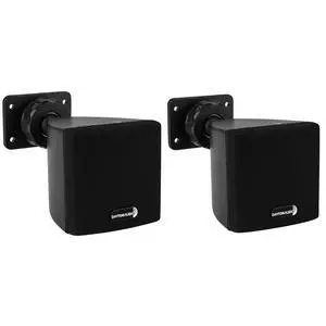 SAT3B 3" Cube Speaker Pair Black SAT3B 3" Cube Speaker Pair Black