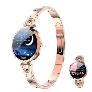 Smartwatch for Women Compatible for Android/iOS Phones. Health and Fitness Tracker with Heart Rate Blood Pressure Bluetooth Remote Photography Female Menstrual Cycle (Gold) Smartwatch for Women Compatible for Android/iOS Phones. Health and Fitness Tracker with Heart Rate Blood Pressure Bluetooth Remote Photography Female Menstrual Cycle (Gold)