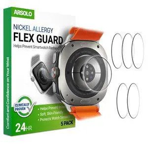 Nickel Metal Allergy Back Protector for Samsung Galaxy Watch Ultra (2026/2025), Prevent Rash, Contact Dermatitis, Soft Film, Sensor Protector, Back Cover - 5 Pack Nickel Metal Allergy Back Protector for Samsung Galaxy Watch Ultra (2026/2025), Prevent Rash, Contact Dermatitis, Soft Film, Sensor Protector, Back Cover - 5 Pack